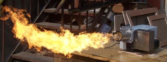 200 kW brandstofbrandstof, gebruikte olie brandende oven met aangepaste spuitstuk
