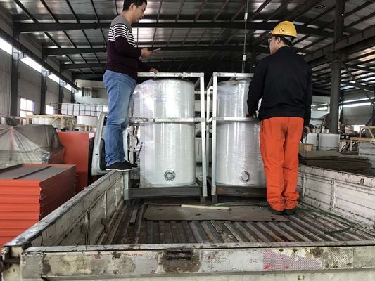 Verticale afvaloliebrander warmwaterketel met hoge prestaties gemakkelijke installatie