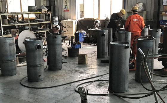 Dubbele warmwater / afvaloliebrander voor klein hotel met koolstofstaal voering